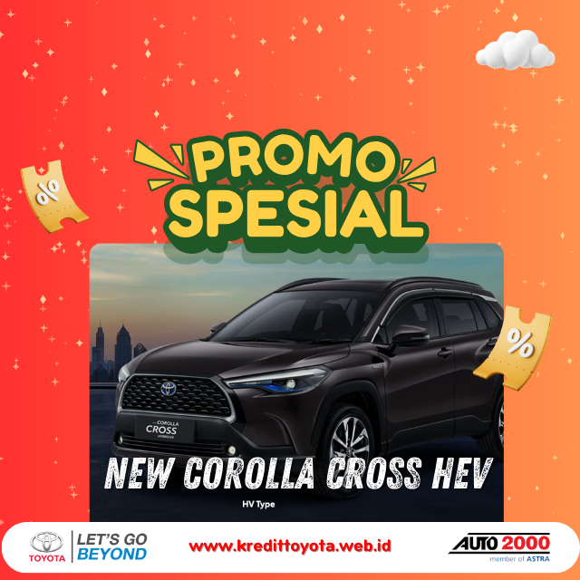 Promo corolla cross Hev