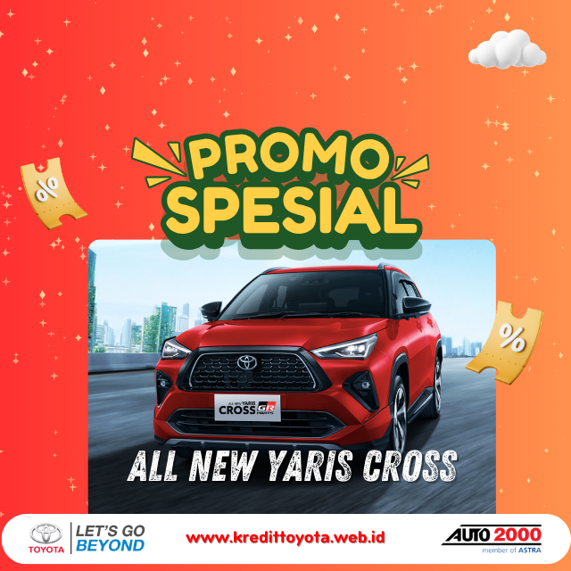 Promo Toyota yaris cros