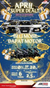 Beli Mobil Toyota Dapat Hadiah Motor Mau?
